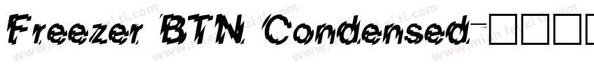 Freezer BTN Condensed字体转换